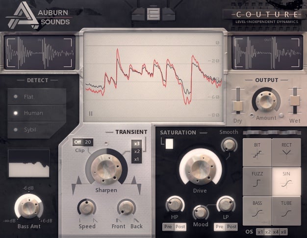 Auburn Sounds - Couture, dynamics-preserving distortion and